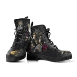 Blumenschädel Winterstiefel