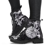 Blumenschädel Winterstiefel