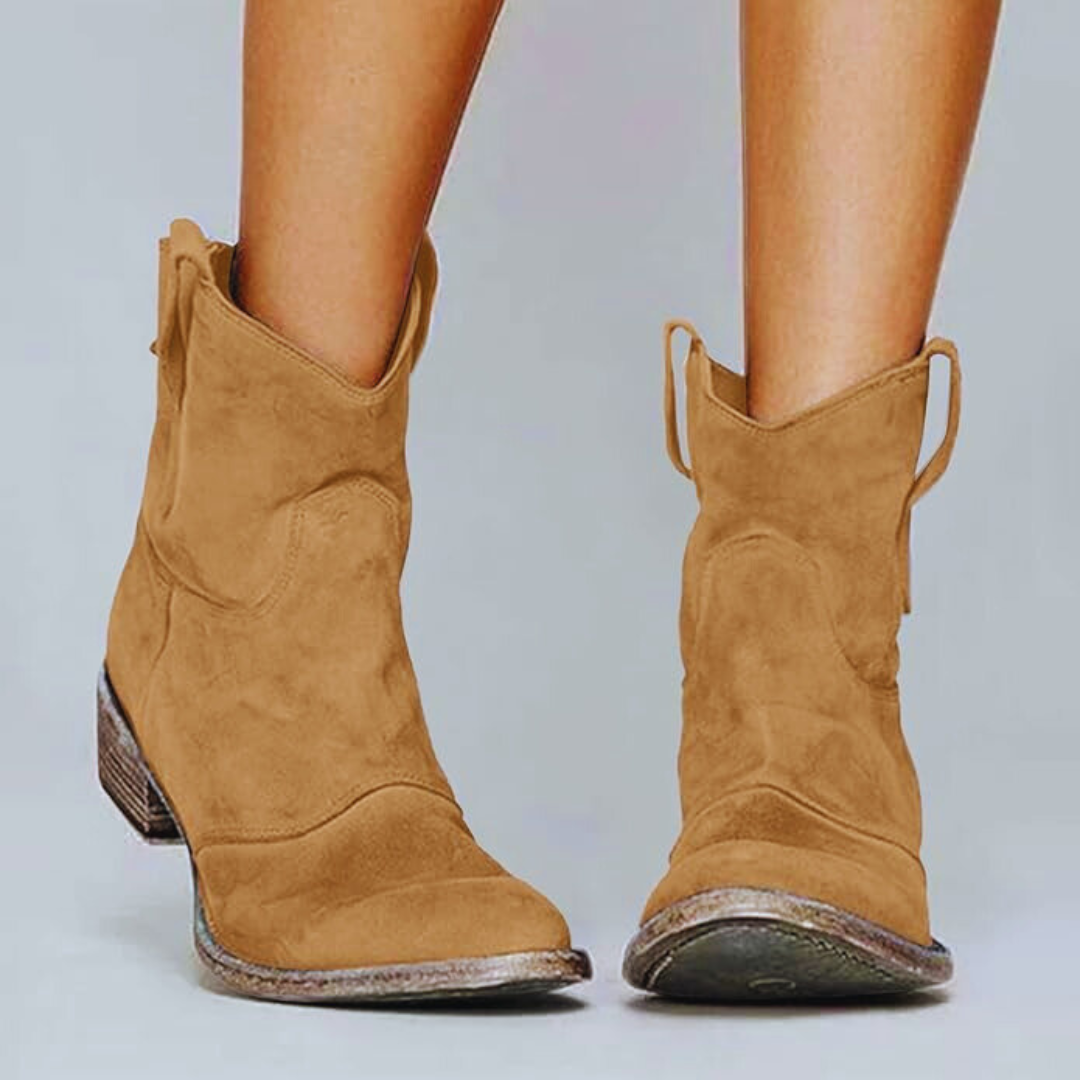Damen Western Stiefeletten | Flacher Absatz