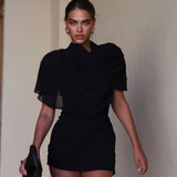 Carmen - Drapiertes Minikleid