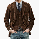 Herren Smart-Casual Blazer Set – Moderner Anzug für Alltag und Beruf