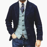 Herren Smart-Casual Blazer Set – Moderner Anzug für Alltag und Beruf