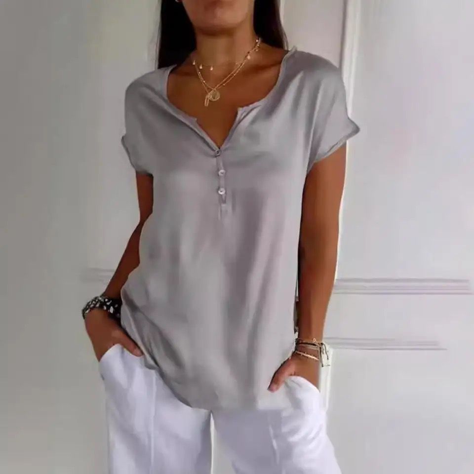 Blusena™ – Damen Kurzarmbluse