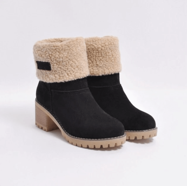 Frauenmode | Faltbare, weiche und wasserdichte Stiefel