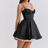 Eva - Samt Minikleid