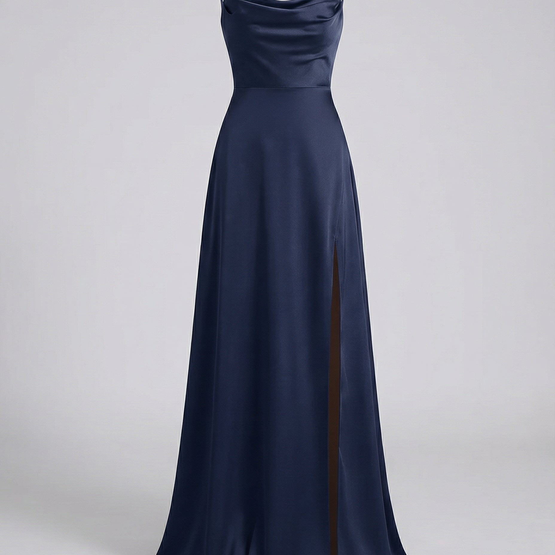 Elegantes Damen-Maxi-Kleid mit Beinschlitz – Femininer Stil für besondere Anlässe und vielseitige Kombinationsmöglichkeiten
