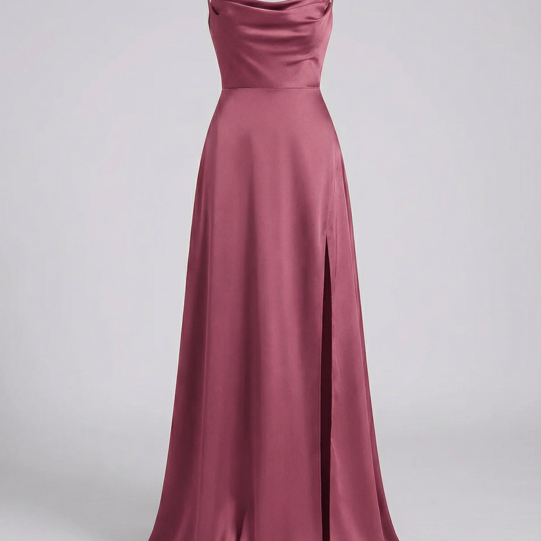 Elegantes Damen-Maxi-Kleid mit Beinschlitz – Femininer Stil für besondere Anlässe und vielseitige Kombinationsmöglichkeiten