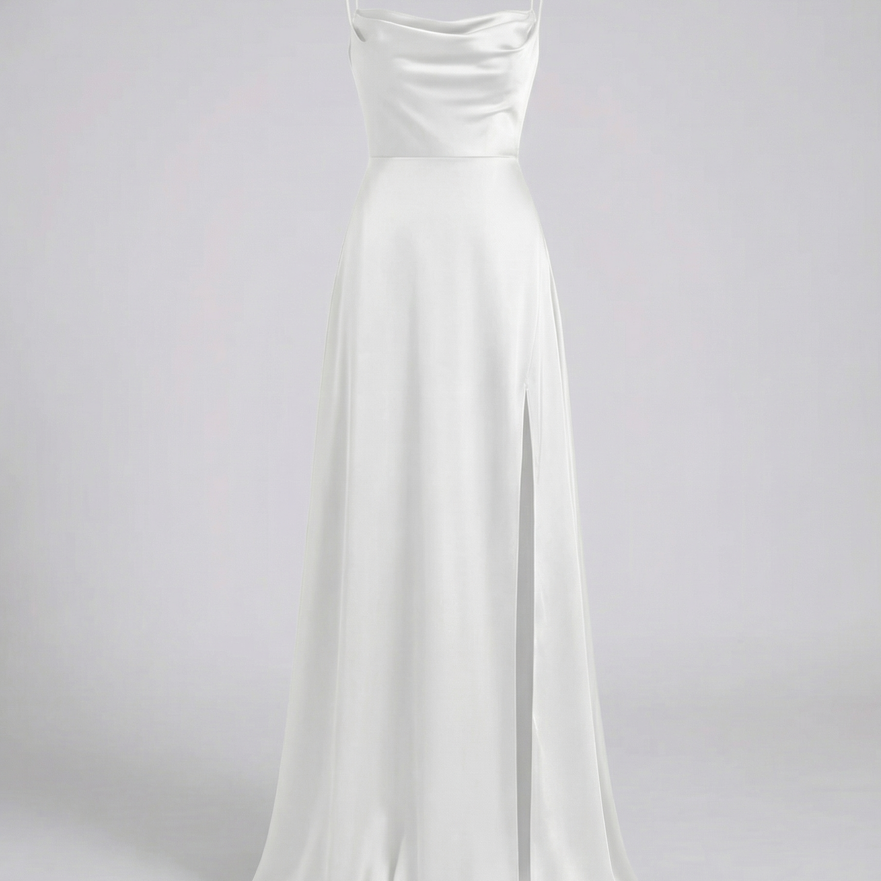 Elegantes Damen-Maxi-Kleid mit Beinschlitz – Femininer Stil für besondere Anlässe und vielseitige Kombinationsmöglichkeiten