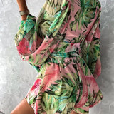 Ruby - Sommer-Overall mit Blumenmuster