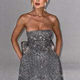 Emma - Glitzer Minikleid