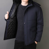 Warme™ Herren-Winterjacke mit Kunstfellfutter