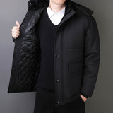 Warme™ Herren-Winterjacke mit Kunstfellfutter