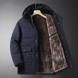 Warme™ Herren-Winterjacke mit Kunstfellfutter