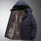 Warme™ Herren-Winterjacke mit Kunstfellfutter