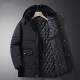 Warme™ Herren-Winterjacke mit Kunstfellfutter