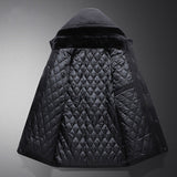 Warme™ Herren-Winterjacke mit Kunstfellfutter