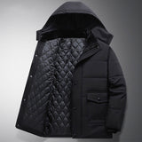 Warme™ Herren-Winterjacke mit Kunstfellfutter