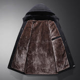 Warme™ Herren-Winterjacke mit Kunstfellfutter