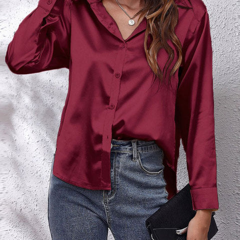 Karen I Elegante Langärmelige Bluse für Damen