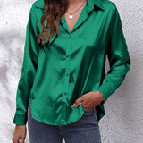 Karen I Elegante Langärmelige Bluse für Damen
