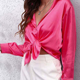 Karen I Elegante Langärmelige Bluse für Damen