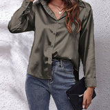 Karen I Elegante Langärmelige Bluse für Damen