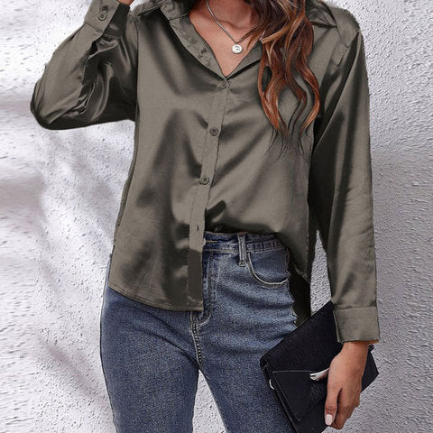 Karen I Elegante Langärmelige Bluse für Damen