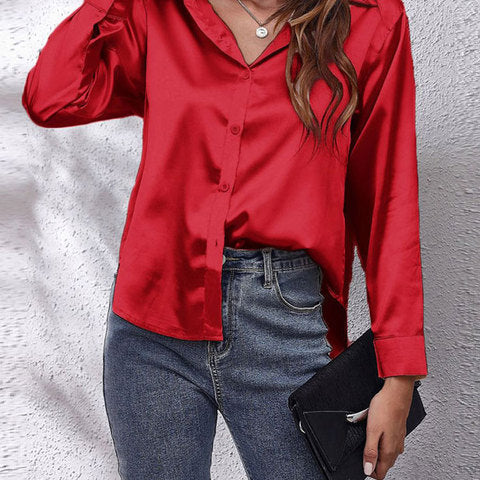 Karen I Elegante Langärmelige Bluse für Damen