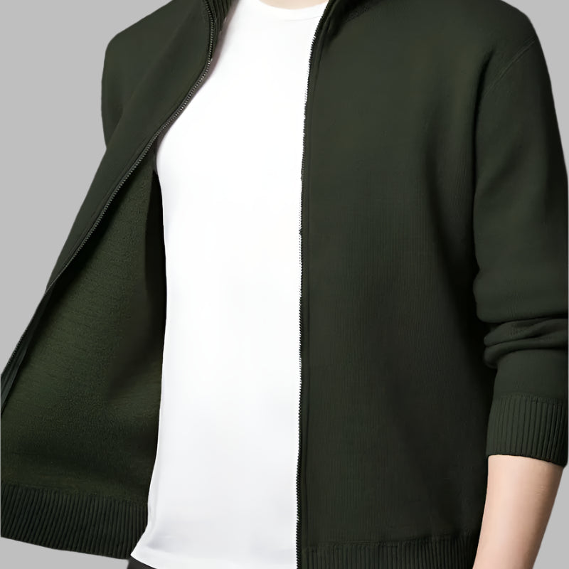 Herren – Strickjacke Reißverschluss