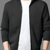 Herren – Strickjacke Reißverschluss