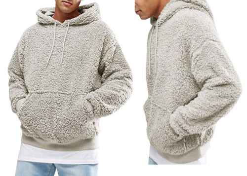 Teddyfleece - Kapuzenpullover Fleece