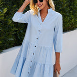 ARIANA | Hellblaues Sommerkleid