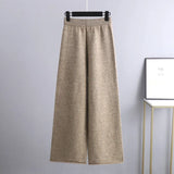 Strick – Zweiteiliges Set aus Pullover und Midirock