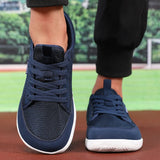 Herren Barfußschuhe mit atmungsaktivem Mesh und minimalistischer Sohle – Stylische Outdoor-Schuhe
