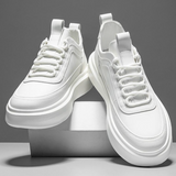 Mikee | Zeitlose Klassische Weiße Herrensneaker