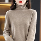 MERINA | Strickpullover mit Woll-Rollkragen