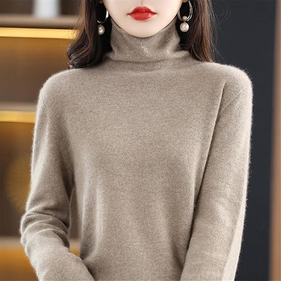 MERINA | Strickpullover mit Woll-Rollkragen
