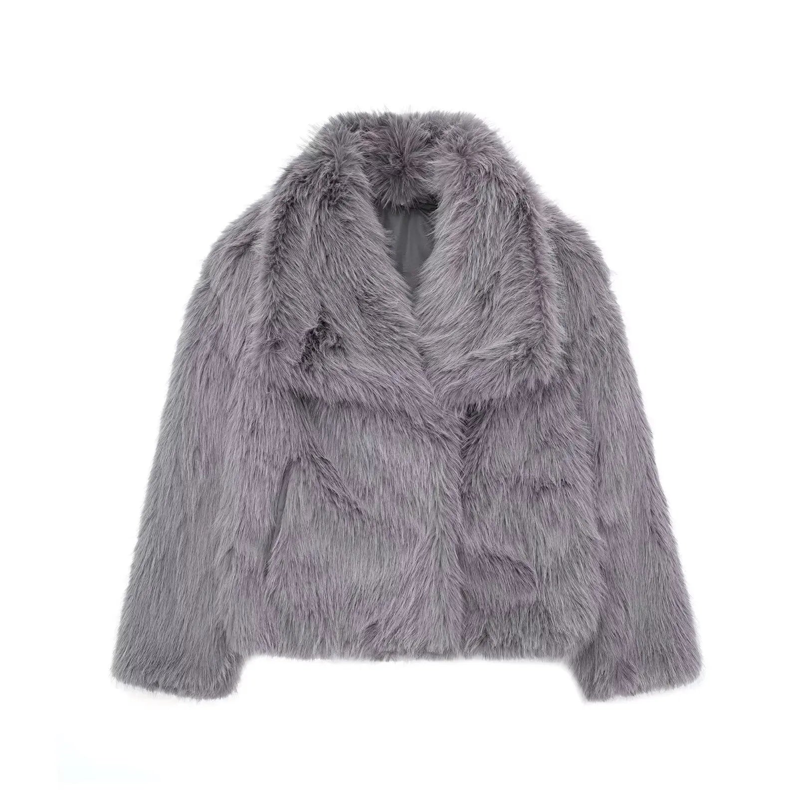 Macy | Luxuriöse Kunstfell-Jacke – Stilvoll, Kuschelig und Zeitlos