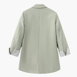 Scarlett – Damen Blazer Übergröße Grün