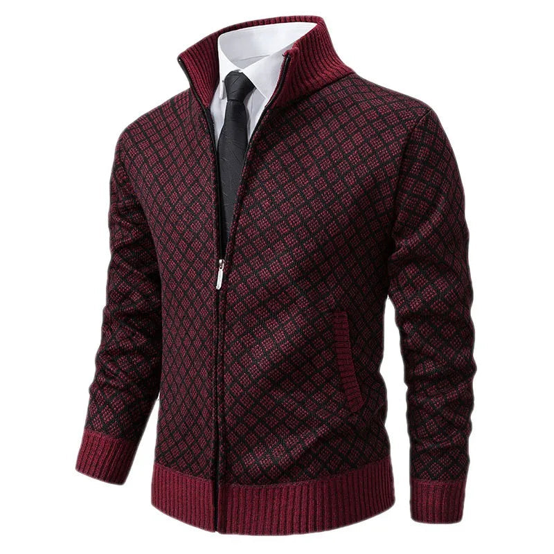 Strick – Herren Strickcardigan mit Muster