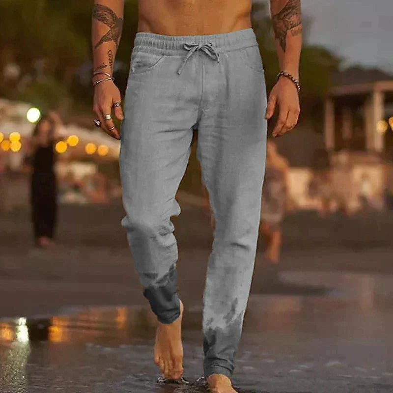 Aleck | Bequeme Sommerhosen aus Baumwolle und Leinen