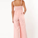 Laura - Ärmelloser Jumpsuit mit Weiten Beinen