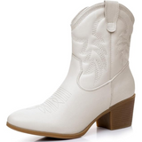 Klassische halbhohe Cowgirl-Stiefel - Tammy