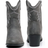 Klassische halbhohe Cowgirl-Stiefel - Tammy