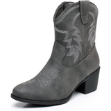 Klassische halbhohe Cowgirl-Stiefel - Tammy