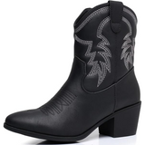 Klassische halbhohe Cowgirl-Stiefel - Tammy