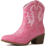 Klassische halbhohe Cowgirl-Stiefel - Tammy