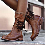 Korvian™ Stilvolle Stiefel mit Design