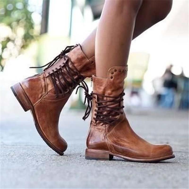 Korvian™ Stilvolle Stiefel mit Design