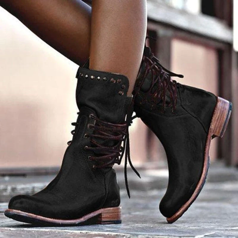 Korvian™ Stilvolle Stiefel mit Design